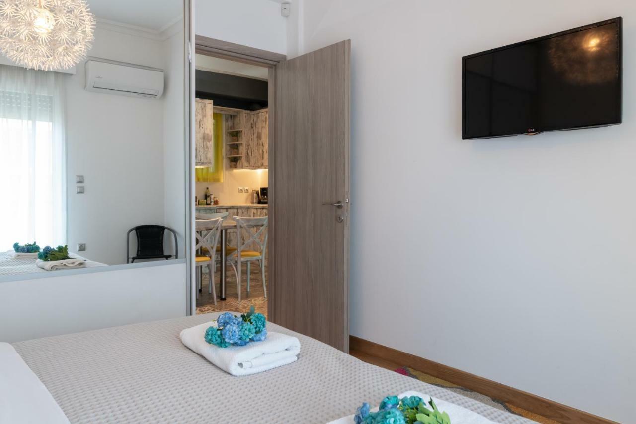 Ferienwohnung Modern & Stylish Apt At The Heart Of Athen Exterior foto